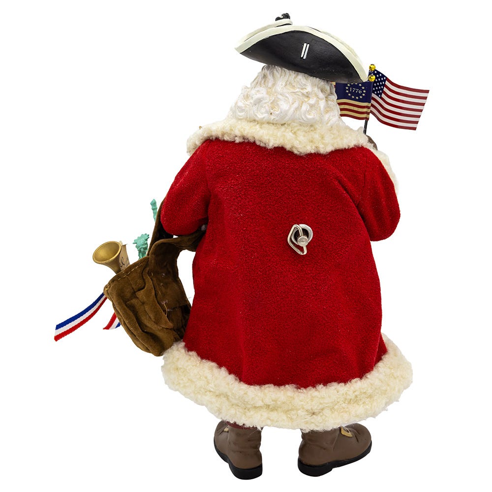 Kurt Adler 11 Inch Fabriché 250th Anniversary of America Musical Santa